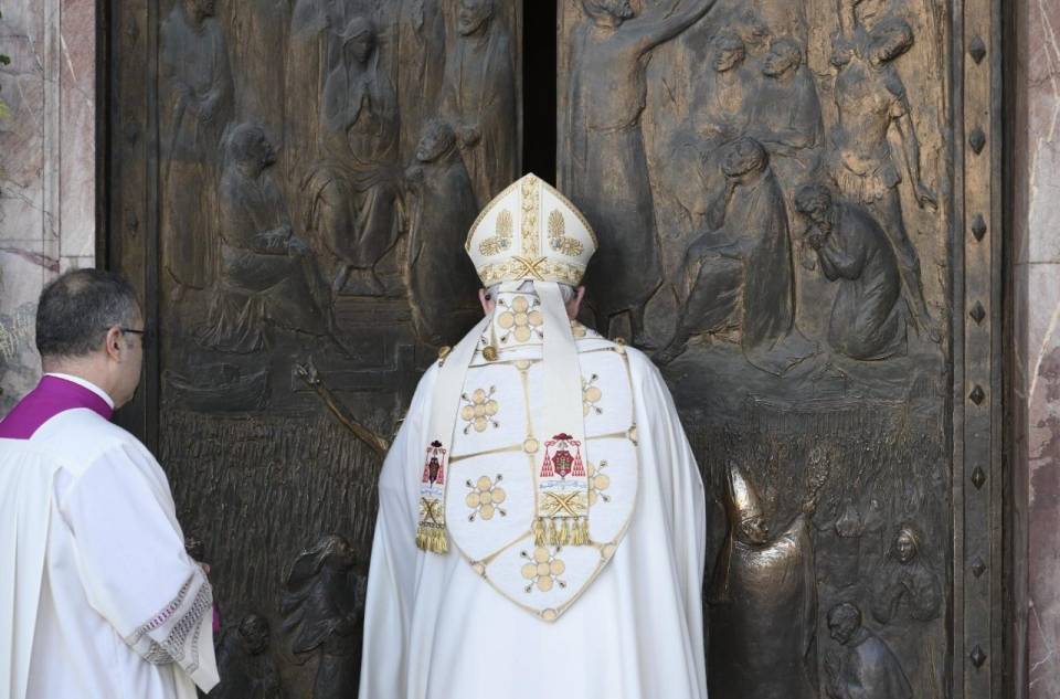 Fechamento da Porta Santa da Basílica de São Paulo Fora dos Muros/ Foto: Vatiacan Media
