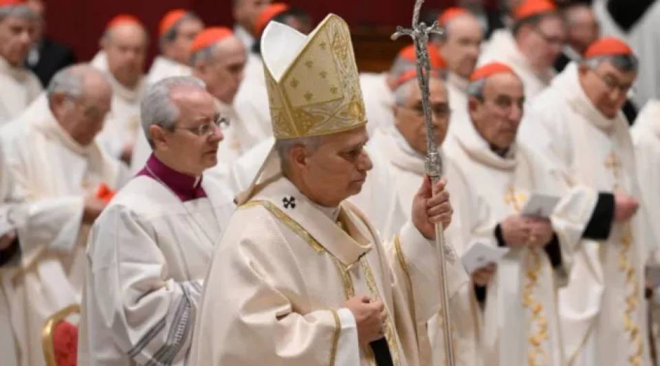 Papa Leão XIV na basílica de São Pedro, no Vaticano. | Vatican Media