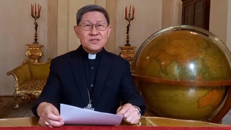 Cardeal Tagle frisa importância do Concilium Sinense para abrir caminho da Igreja na China / Foto: Reprodução Agenzia Fides no YouTube