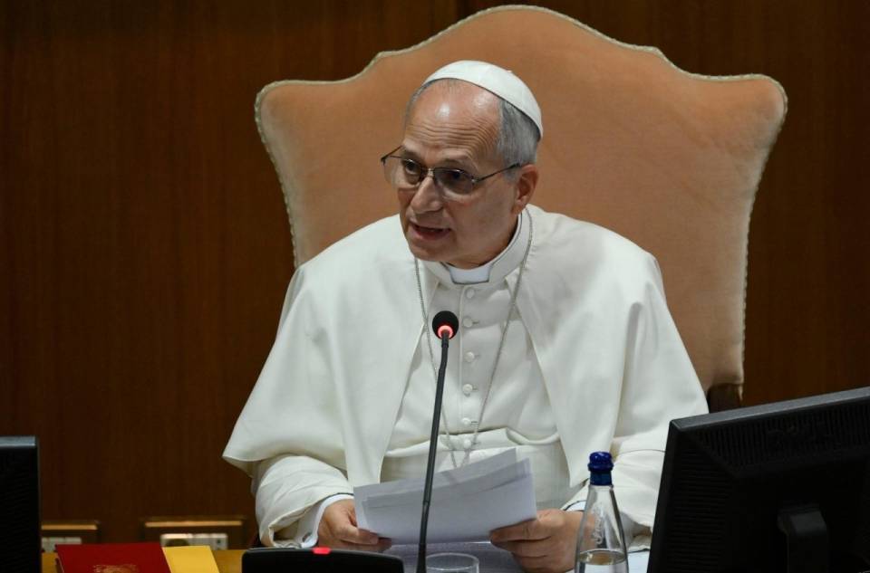 Papa Leão XIV encerra os trabalhos do Consistório extraordinário  (@VATICAN MEDIA)