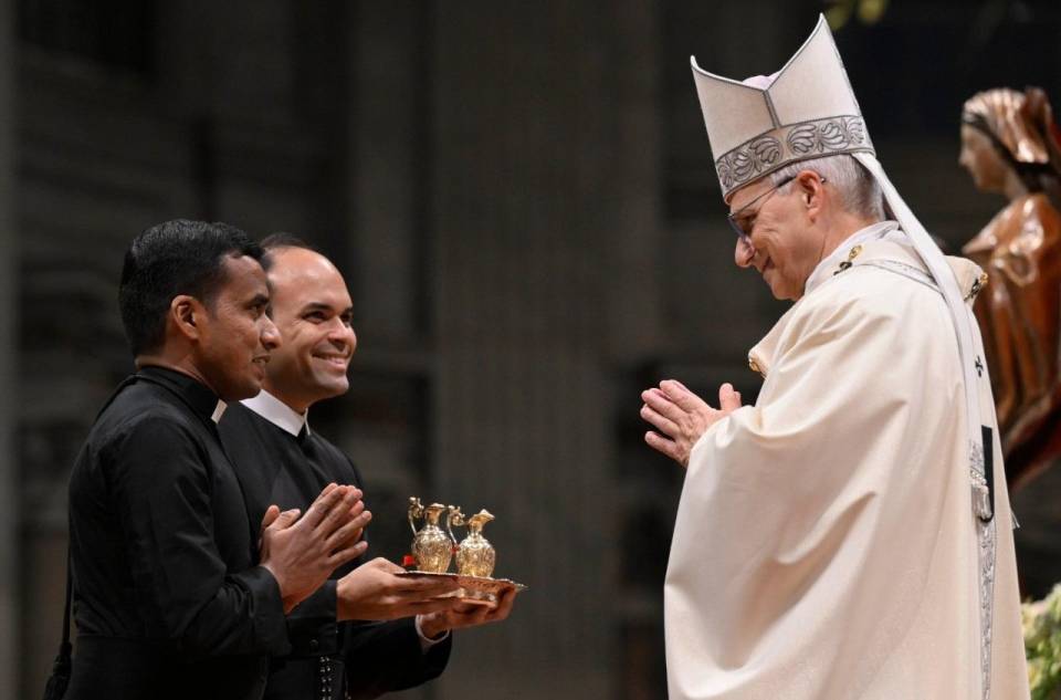 Leão XIV durante a missa no XXX Dia Mundial da Vida Consagrada em 2 de fevereiro deste ano  (@Vatican Media)